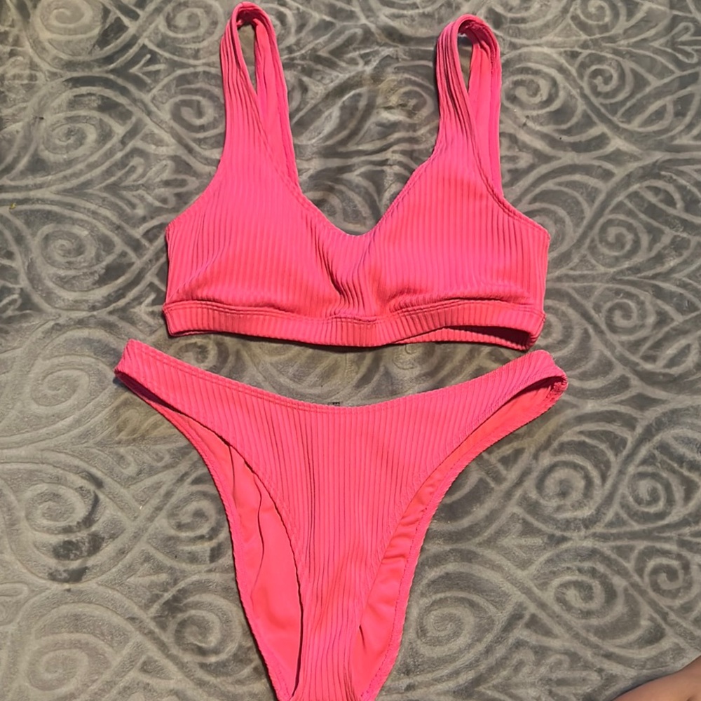 Vibrant Pink Bikini Set